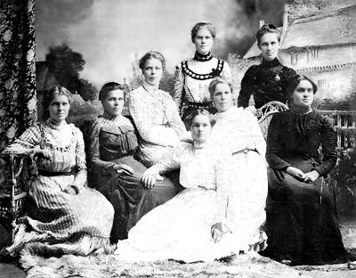 Click to view full size image
==============
The Barton Sisters
This Photo was shared by Tammy Jorgensen.
The Barton Sisters
Left to Right: Laura Ellen Barton, Martha Permilia Barton, Nancy Caroline Barton, Mary Esther Barton, Lydia Ann Barton, Elva Ione Barton Then back to the Middle Eva Irene Barton with Orrie Braytonette Barton in the Center
NOTE: A huge Thank you to Ted Altizer in Random Acts of Photo Restoration (Facebook Group) for restoring this photo!
The Barton Sisters
This Photo was shared by Tammy Jorgensen.
The Barton Sisters
Left to Right: Laura Ellen Barton, Martha Permilia Barton, Nancy Caroline Barton, Mary Esther Barton, Lydia Ann Barton, Elva Ione Barton Then back to the Middle Eva Irene Barton with Orrie Braytonette Barton in the Center
NOTE: A huge Thank you to Ted Altizer in Random Acts of Photo Restoration (Facebook Group) for restoring this photo!