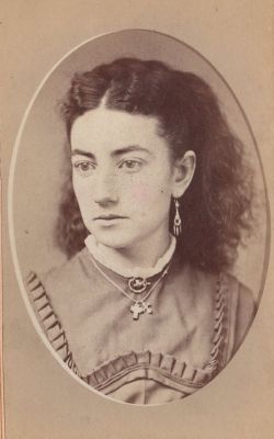 Click to view full size image
==============
Augusta West
This was Shared by Paul Skipper.
This CdV Photograph States: "Augusta West, Mrs. McLaughlin's sister."
Augusta West
This was Shared by Paul Skipper.
This CdV Photograph States: "Augusta West, Mrs. McLaughlin's sister."