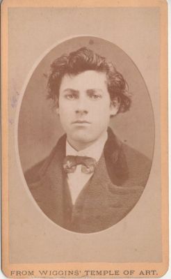 Click to view full size image
==============
Charley Curry?
This was Shared by Paul Skipper.
This CdV Photograph States: "Charley Curry? Son of Jane Keith Curry?"
The Photographers name is "S. T. Wiggins", Winona, Minnesota.
NOTE: FTF hopes that someone will recognize this person and correctly Identify.
Charley Curry?
This was Shared by Paul Skipper.
This CdV Photograph States: "Charley Curry? Son of Jane Keith Curry?"
The Photographers name is "S. T. Wiggins", Winona, Minnesota.
NOTE: FTF hopes that someone will recognize this person and correctly Identify.