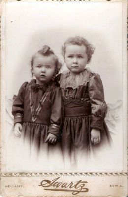 Unidentified

This was Shared by Dennis Schildhauer.

Unidentified Cabinet Card Photo in the Dolan/Duff Family Album.

The Photographers name is "Swartz", Stuart, Iowa.
