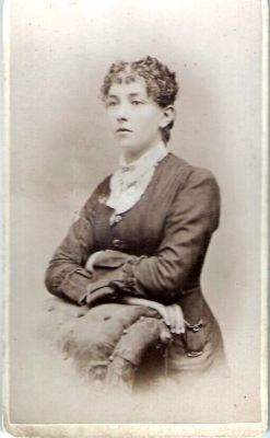 Click to view full size image
==============
Unidentified
This was Shared by Dennis Schildhauer.
Unidentified Cabinet Card Photo in the Dolan/Duff Family Album. However; This could possibly be "Lillie Carl".
Unidentified
This was Shared by Dennis Schildhauer.
Unidentified Cabinet Card Photo in the Dolan/Duff Family Album. However; This could possibly be "Lillie Carl".