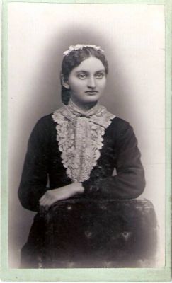 Click to view full size image
==============
Unidentified
This was Shared by Dennis Schildhauer.
Unidentified Cabinet Card Photo in the Dolan/Duff Family Album. However; This could possibly be "Addie Duff", daughter of Isaac and Emeline Duff, Winneshiek County, Iowa.
Unidentified
This was Shared by Dennis Schildhauer.
Unidentified Cabinet Card Photo in the Dolan/Duff Family Album. However; This could possibly be "Addie Duff", daughter of Isaac and Emeline Duff, Winneshiek County, Iowa.
