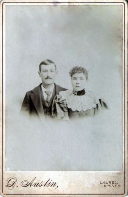 Click to view full size image
==============
Unidentified
This was Shared by Dennis Schildhauer.
Unidentified Cabinet Card Photo in the Dolan/Duff Family Album.
The Photographers name is "D. Austin", Laurel, Nebraska.
Unidentified
This was Shared by Dennis Schildhauer.
Unidentified Cabinet Card Photo in the Dolan/Duff Family Album.
The Photographers name is "D. Austin", Laurel, Nebraska.