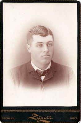 Click to view full size image
==============
Unidentified
This was Shared by Dennis Schildhauer.
Unidentified Cabinet Card Photo in the Dolan/Duff Family Album.
The Photographers name is "Spurr" Decorah, Iowa.
Possible last name is "Reed".
Unidentified
This was Shared by Dennis Schildhauer.
Unidentified Cabinet Card Photo in the Dolan/Duff Family Album.
The Photographers name is "Spurr" Decorah, Iowa.
Possible last name is "Reed".