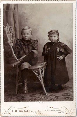 Unidentified

This was Shared by Dennis Schildhauer.

Unidentified Cabinet Card Photo in the Dolan/Duff Family Album.

The Photographers name is "McIntire", Hay Springs, Nebraska.
