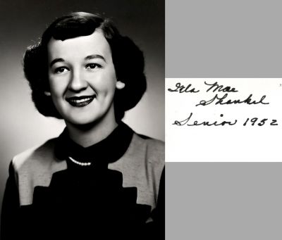 Click to view full size image
==============
Ella Mae Shankles
THIS PHOTO IS BEING SHARED
The Reverse side of this High School Photo States: "Ella Mae Shankles. Senior 1952."
Ella Mae Shankles
THIS PHOTO IS BEING SHARED
The Reverse side of this High School Photo States: "Ella Mae Shankles. Senior 1952."