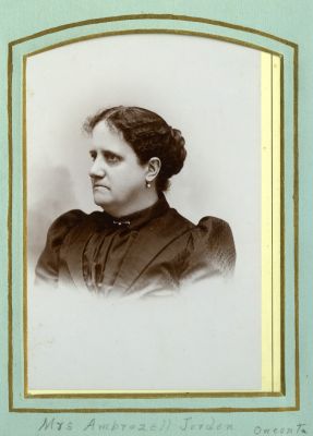 Click to view full size image
==============
Mrs. Ambrozell Jorden
This was Shared by a anonymous member.
This Cabinet Card Photo States: "Mrs. Ambrozell Jorden, Oneonta."
Mrs. Ambrozell Jorden
This was Shared by a anonymous member.
This Cabinet Card Photo States: "Mrs. Ambrozell Jorden, Oneonta."