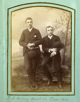 Click to view full size image
==============
E. E. Risley & Cleon Hoke
This was shared by a anonymous member.
This Cabinet Card Photo States: "E. E. Risley & Cleon Hoke"
E. E. Risley & Cleon Hoke
This was shared by a anonymous member.
This Cabinet Card Photo States: "E. E. Risley & Cleon Hoke"