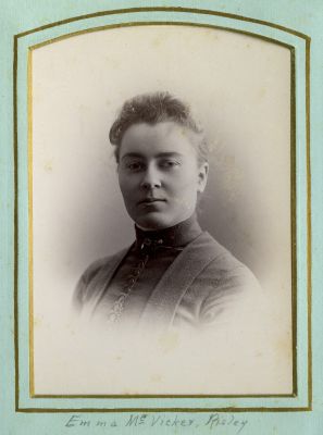 Click to view full size image
==============
Emma McVicker Risley
This was shared by a anonymous member.
This Cabinet Card Photo States: "Emma McVicker Risley"
Emma McVicker Risley
This was shared by a anonymous member.
This Cabinet Card Photo States: "Emma McVicker Risley"