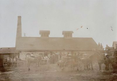 Silver Springs Creamery

DIGITAL COPIES ONLY.

This Photo was Shared by Jacque Callis.

This is Henry Scheidemantel's Creamery. The name of the Creamery is "Silver Springs Creamery"

Per Susan Sonju Research: Henry's farm and the creamery (actually called Silver Springs Creamery) appear to have been taken for the 1905 Atlas of Winneshiek County. 
