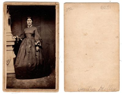 Click to view full size image
==============
Martha Padley
This was Donated by Cheryl Webber/The Terry Girls Genealogy.
This CdV Photograph States: "Martha Padley"
Martha Padley
This was Donated by Cheryl Webber/The Terry Girls Genealogy.
This CdV Photograph States: "Martha Padley"