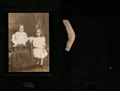 Herman & Edna

THIS HAS BEEN RETURNED TO FAMILY

This Cabinet Card Photo States: "Herman & Edna"

The Photographers name is "H. T. Biel", Terre Haute, Indiana.


