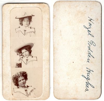 Hazel Godden Hughes

This was Donated by Cheryl Webber/The Terry Girls Genealogy.

This photo mounted on board states: "Hazel Godden Hughes"
