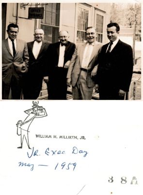 Click to view full size image
==============
Binney & Smith Company, 1959
THIS WAS DONATED TO CRAYOLA FOR THEIR ARCHIVES
This was Donated by Cheryl Webber/The Terry Girls Genealogy.
This Photo States: "Jr. Exec. Day, May 1959"
The Photographers name is "William H. Milliken Jr."
NOTE: These photo's belong to George D. LaBarre Sr. He worked for Binney & Smith for 43 years before retiring.
Binney & Smith Company, 1959
THIS WAS DONATED TO CRAYOLA FOR THEIR ARCHIVES
This was Donated by Cheryl Webber/The Terry Girls Genealogy.
This Photo States: "Jr. Exec. Day, May 1959"
The Photographers name is "William H. Milliken Jr."
NOTE: These photo's belong to George D. LaBarre Sr. He worked for Binney & Smith for 43 years before retiring.