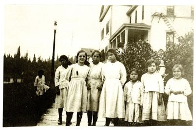 Click to view full size image
==============
Tulalip Boarding School
This is a Copy of the original photo of the "Tulalip Boarding School"
Member Elaine Swan Donated the Original to the Tulalip Indian Tribe in Snohomish County, Washington and Donated A Photo copy to Family Treasures Found to be shared
Tulalip Boarding School
This is a Copy of the original photo of the "Tulalip Boarding School"
Member Elaine Swan Donated the Original to the Tulalip Indian Tribe in Snohomish County, Washington and Donated A Photo copy to Family Treasures Found to be shared