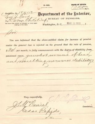 Levi Jefferson Ford

THIS HAS BEEN RETURNED TO FAMILY.

Pension Papers for Levi Jefferson Ford

