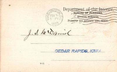 Click to view full size image
==============
Levi Jefferson Ford
THIS HAS BEEN RETURNED TO FAMILY
Pension Papers for Levi Jefferson Ford.
Levi Jefferson Ford
THIS HAS BEEN RETURNED TO FAMILY
Pension Papers for Levi Jefferson Ford.