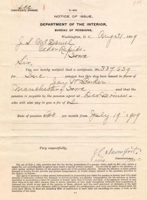 Jay W. Barker

Jay W. Barker Pension Papers
