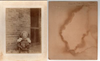 Click to view full size image
==============
Flavel Blackfield Beattie
This was Donated by Paul Skipper
This photo mounted on board states: "Flavil Blackfield Beattie, age nine months"
Flavel Blackfield Beattie
This was Donated by Paul Skipper
This photo mounted on board states: "Flavil Blackfield Beattie, age nine months"