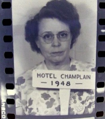 Unidentified

THIS HAS BEEN DONATED TO THE CLINTON COUNTY HISTORICAL ASSOCIATION.

Unidentified Employee for the Hotel Champlain in Plattsburgh New York in 1948
