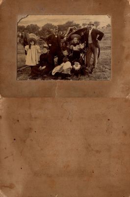 Click to view full size image
==============
Hawkins Family
This was Donated by by Cheryl Webber/The Terry Girls Genealogy.
This photo mounted on board states: "Hawkins"
Hawkins Family
This was Donated by by Cheryl Webber/The Terry Girls Genealogy.
This photo mounted on board states: "Hawkins"