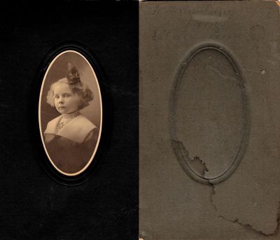 Click to view full size image
==============
Eileen Penn
THIS HAS BEEN RETURNED TO FAMILY
This Cabinet Card Photo States: "To Gertie Lane, From Eileen Penn"
The Photographers name is "Kratzer?", New Vienna, Ohio.
Eileen Penn
THIS HAS BEEN RETURNED TO FAMILY
This Cabinet Card Photo States: "To Gertie Lane, From Eileen Penn"
The Photographers name is "Kratzer?", New Vienna, Ohio.