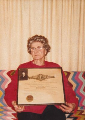 Corinne Hamilton Firth Miller

This was shared by Elaine Swan

This is a photo of Corinne Hamilton Firth Miller holding her Certificate for Chiropractic Care. Corinne was the first woman Chiropractor in the State of Washington
