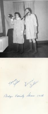 Pledge Variety Show 1956

This Photo States: "Pledge Variety Show", 1956, Nancy Zobbe & Donna Fidler

