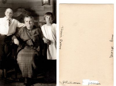 Click to view full size image
==============
Marie Antoinette Perry, George W “Buck” Perry & Maria Philimon “Mabel” Beleveau Perry
THIS HAS BEEN RETURNED TO FAMILY
This was Donated by Sue Poole
This photo states: "Marie Perry, Philomine Poirier & George Perry"
Marie Antoinette Perry, George W “Buck” Perry & Maria Philimon “Mabel” Beleveau Perry
THIS HAS BEEN RETURNED TO FAMILY
This was Donated by Sue Poole
This photo states: "Marie Perry, Philomine Poirier & George Perry"
