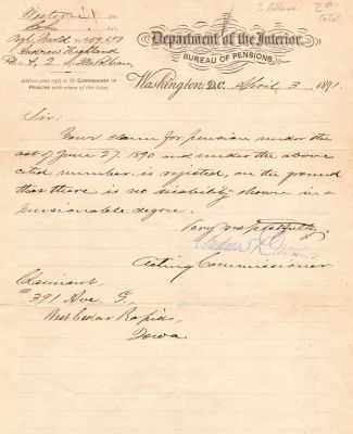 Andrew Hiland

Andrew Hiland Military Pension Papers
