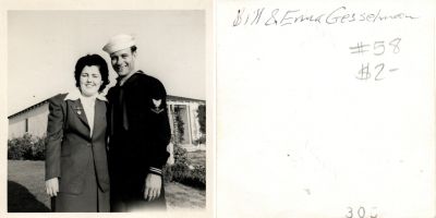 William James "Bill" & Erma Gesselman

This was Donated by Sue Poole

This photo states: "Bill & Erma Gesselman"
