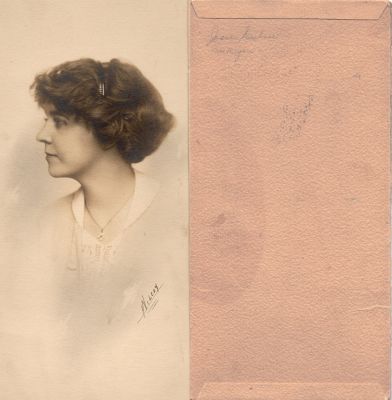 Click to view full size image
==============
Josefa "Josie" Oppedahl Scribner
This photo states: "Josie Scribner, Mrs. Mryon"
The Photographers name is "Wilcox", Sioux City
Josefa "Josie" Oppedahl Scribner
This photo states: "Josie Scribner, Mrs. Mryon"
The Photographers name is "Wilcox", Sioux City