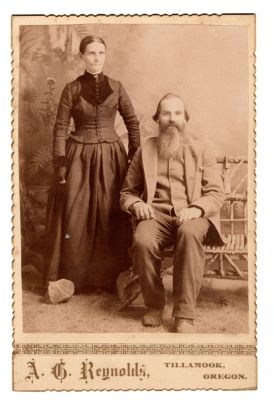 Click to view full size image
==============
Isaac Chauncy Quick & Frances Adeline Simmons Quick
THIS HAS BEEN RETURNED TO FAMILY
This was Donated by Cheryl Webber/The Terry Girls Genealogy.
This Cabinet Card photo is of Isaac Chauncy Quick & Frances Adeline Simmons Quick
The Photographers name is "A. G. Reynolds", Tillamook, Oregon
Isaac Chauncy Quick & Frances Adeline Simmons Quick
THIS HAS BEEN RETURNED TO FAMILY
This was Donated by Cheryl Webber/The Terry Girls Genealogy.
This Cabinet Card photo is of Isaac Chauncy Quick & Frances Adeline Simmons Quick
The Photographers name is "A. G. Reynolds", Tillamook, Oregon