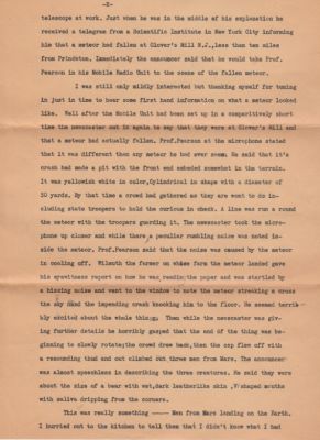 Click to view full size image
==============
Mrs. Robert M. Thomas
THIS HAS BEEN RETURNED TO FAMILY
This letter was sent to Mrs. Robert M. Thomas.
It was Signed by "Flash Gordon", Edward.
It is Dated 5 November 1938. Los Angeles.
Page 2 of 4
Mrs. Robert M. Thomas
THIS HAS BEEN RETURNED TO FAMILY
This letter was sent to Mrs. Robert M. Thomas.
It was Signed by "Flash Gordon", Edward.
It is Dated 5 November 1938. Los Angeles.
Page 2 of 4