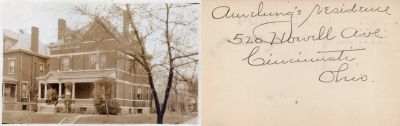 Click to view full size image
==============
Amelung's Residence
THIS HAS BEEN RETURNED TO FAMILY
This is a Real Photo Postcard (RPPC) Of the Amelung's Residence at 520 Howell Ave, Cincinnati, Ohio.
Amelung's Residence
THIS HAS BEEN RETURNED TO FAMILY
This is a Real Photo Postcard (RPPC) Of the Amelung's Residence at 520 Howell Ave, Cincinnati, Ohio.
