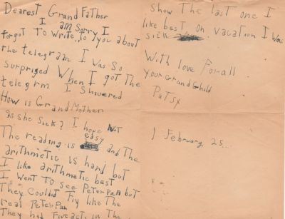 Click to view full size image
==============
Patsy Thomas
THIS HAS BEEN RETURNED TO FAMILY
This Letter was Written to Patsy Thomas Grandfather.
Patsy Thomas
THIS HAS BEEN RETURNED TO FAMILY
This Letter was Written to Patsy Thomas Grandfather.