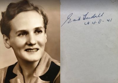 Click to view full size image
==============
Enid Alethea Tendall Anderson
THIS HAS BEEN RETURNED TO FAMILY
This Photo States: "Enid Tendall, 1940-1941"
Enid Alethea Tendall Anderson
THIS HAS BEEN RETURNED TO FAMILY
This Photo States: "Enid Tendall, 1940-1941"