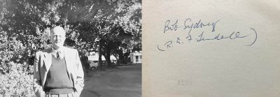 Robert E. F. Tendall

THIS HAS BEEN RETURNED TO FAMILY

This Photo States: "Bob Sydney
(R. E. F. Tendall)"
