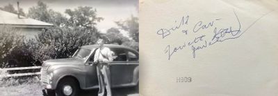 Click to view full size image
==============
Dick
THIS HAS BEEN RETURNED TO FAMILY
This Photo States: "Dick & Car, Jowett Javelin"
Dick
THIS HAS BEEN RETURNED TO FAMILY
This Photo States: "Dick & Car, Jowett Javelin"