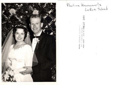 Click to view full size image
==============
Pauline May Newcomer Schad & LaRue Schad
THIS HAS BEEN RETURNED TO FAMILY
This was Donated by Denise Ayers
This photo states: "Pauline (Newcomer) & LaRue Schad"
The Photographers name is "Finer Candid Photos", Chicago, Illinois
Pauline May Newcomer Schad & LaRue Schad
THIS HAS BEEN RETURNED TO FAMILY
This was Donated by Denise Ayers
This photo states: "Pauline (Newcomer) & LaRue Schad"
The Photographers name is "Finer Candid Photos", Chicago, Illinois