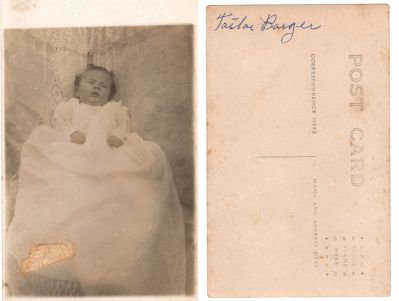 Tailor Barger

This Real Photo Postcard (RPPC) states: "Tailor Barger"
