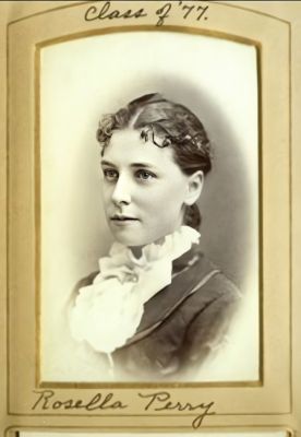Click to view full size image
==============
Rosella Perry
This was Shared by a Anonymous Donor.
This CdV Photograph States: "Rosella Perry, Class of '77"
Rosella Perry
This was Shared by a Anonymous Donor.
This CdV Photograph States: "Rosella Perry, Class of '77"