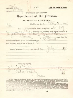 Samuel Hopkins

This was Donated by Mary Muhlfeld

Civil War Document for Samuel Hopkins
