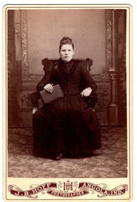 Click to view full size image
==============
Unidentified
This was Donated by Denise Ayers
Unidentified Cabinet Card Photo
The Photographers name is "J. B. Hoff", Angola, Indiana
Unidentified
This was Donated by Denise Ayers
Unidentified Cabinet Card Photo
The Photographers name is "J. B. Hoff", Angola, Indiana