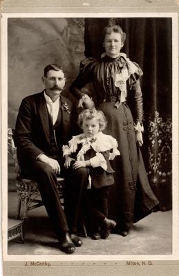 Click to view full size image
==============
Unidentified
Unidentified Cabinet Card Photo
The Photographers name is "J. McCarthy", Milton, North Dakota
Unidentified
Unidentified Cabinet Card Photo
The Photographers name is "J. McCarthy", Milton, North Dakota