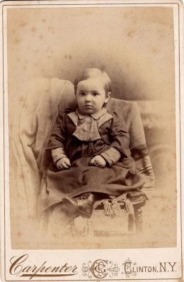 Click to view full size image
==============
Unidentified
Unidentified Cabinet Card Photo
The Photographers name is "Carpenter", Clinton, New York
Unidentified
Unidentified Cabinet Card Photo
The Photographers name is "Carpenter", Clinton, New York