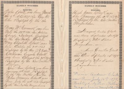 Click to view full size image
==============
John Clark Bible
THIS HAS BEEN RETURNED TO FAMILY
Births.
John Clark Bible
THIS HAS BEEN RETURNED TO FAMILY
Births.