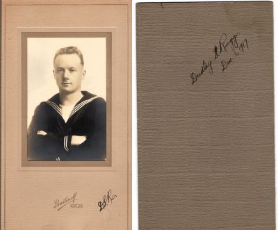 Dr. Porter Scott “Dudley” Rugg

This was Donated by Cheryl Webber/The Terry Girls Genealogy

This photo states: "Dudley S. Rugg, 2 December 1917"

The Photographers name is "Bushnell", Seattle & Portland
