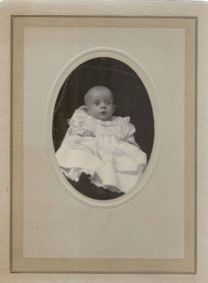 Click to view full size image
==============
Edward John Joslyn
THIS HAS BEEN RETURNED TO FAMILY
This photo mounted on board stated: "Edward John Joslyn Jr., 6 Months 1906"
Edward John Joslyn
THIS HAS BEEN RETURNED TO FAMILY
This photo mounted on board stated: "Edward John Joslyn Jr., 6 Months 1906"