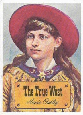Click to view full size image
==============
Annie Oakley
This is a True West Collecting/Trading Card For Annie Oakley
Annie Oakley
This is a True West Collecting/Trading Card For Annie Oakley